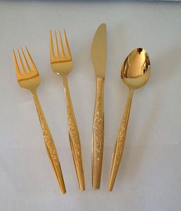 Juego de Cubiertos de Viaje de Acero Inoxidable de 4 Piezas, Tenedor, Cuchara y Cuchillo Pulidos, Cubiertos Portátiles para Acampar - Product Image 3