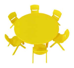 โต๊ะกลม (ไม่รวมเก้าอี้) - Product Image 1