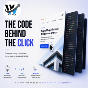 Services de conception web WEB TECH PRIME pour des expériences numériques modernes qui génèrent des résultats et font convertir les visiteurs - Product Image 1