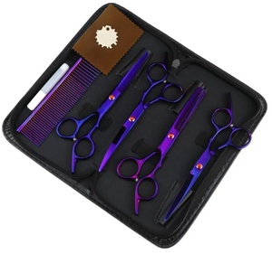 Venta al por mayor 7,0 \ "Tijeras para mascotas Japón 6CR Acero inoxidable 60HRC Dureza Belleza Producto de cuidado personal - Product Image 5