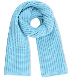 Anti-Wrinkle Unisex Knitted Scarf - Easy Care Winter Muffler - Custom Logo Soft Rib-Knit Travel <b>Neck</b> <b>Wrap</b> - Product Image 1