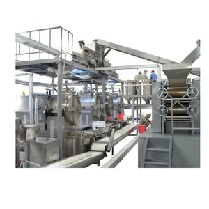 High producing capacity crisp rice cracker production line for sale/ snow rice biscuits making machine