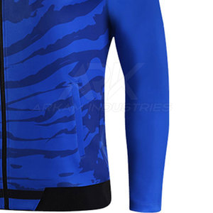 Nuevo diseño moderno, crea tu propio logotipo, chándal para hombre con cremallera, chándal cálido para hombre, chándal de dos piezas para hombre - Product Image 4