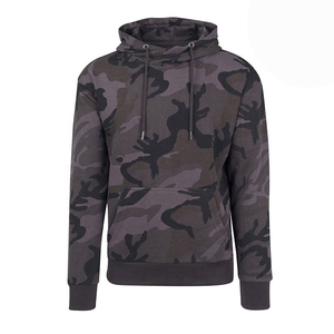 Hoodie Sweatshirt with Camouflage Print <b>Pullover</b> Hooded Design Cotton Blend Fabric Casual Outdoor Sportswear for <b>Men</b> and Women - Product Image 3