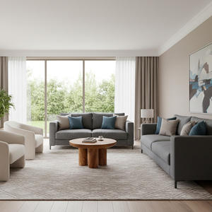 Table basse ronde à 3 pieds cylindriques en bois de Suar naturel, durable et best-seller, au design moderne et élégant pour la maison, le bureau ou la zone lounge. - Product Image 3