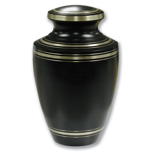 Brass Metal Cremation Urns with Enamel Finish Handmade Customized Design American Style 10.5 Inches 200 Cubic Inches Capacity - Product Image 2
