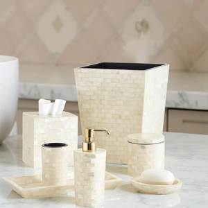 Ensemble d'accessoires de bain en nacre de haute qualité pour hôtels, complexes hôteliers, maisons et spas sophistiqués - Product Image 3