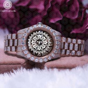 Charm Jewels Luxury Stainless Steel <b>Watch</b> 30mm Round Dial Sapphire Crystal Quartz Movement Women Fashion Design - Product Image 1