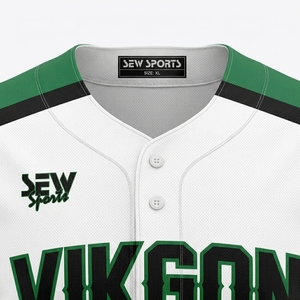 Wholesale Custom Team Men Baseball Jersey durable Breathable Printed Logo Baseball Jersey Plus Size Baseball Jersey - Product Image 3