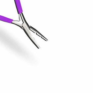 Pinzas de Alta Calidad para Extensiones de Cabello con Micro Anillos, Función de Sujeción, Empaque Personalizado con Logotipo, Mejor Precio, Herramienta de Acero Inoxidable de Grado Quirúrgico - Product Image 4