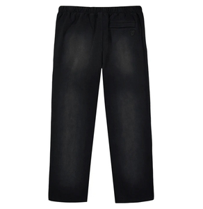 Pantalones de chándal de algodón con efecto desgastado, estilo urbano, de pierna ancha, personalizados OEM, fabricante - Product Image 2