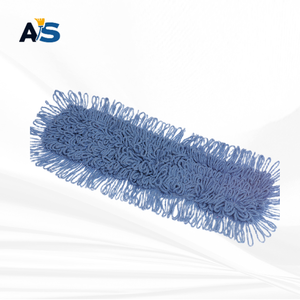 Mopa para Polvo Azul Resistente A&S 5x32 con Fibras de Algodón Sintético, Diseño de Bucle en el Extremo y Revestimiento Azul Rey para Limpieza de Múltiples Superficies - Product Image 3