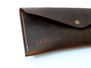 Portefeuille en cuir pour commande en gros, pochette longue enveloppe, pochette à monnaie élégante, porte-cartes pour espèces, fournisseur d'usine - Product Image 3