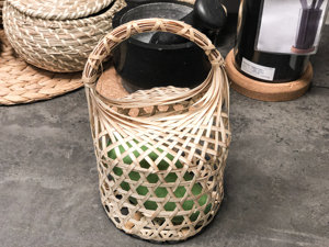Handmade Retro Bamboo Woven <b>Egg</b> <b>Basket</b> Chinese Style Mid-Autumn Festival Souvenir Gift Box Storage <b>Basket</b> Supplier - Product Image 2