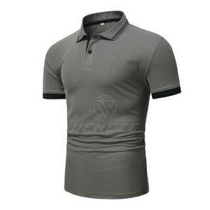 Chemises polo pour hommes de qualité supérieure à prix abordable, chemises polo à contraste de couleur, fabriquées avec les meilleurs matériaux en gros - Product Image 1