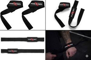 Sangles de poignet de levage robustes, respirantes et antidérapantes pour la musculation, le powerlifting, l'entraînement de force et les soulevés de terre - Product Image 2