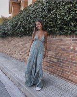 Nouvelle Robe Longue Femme Tissée Imprimée Écologique et Tendance avec Taille Naturelle, Couleurs et Tailles Personnalisables
