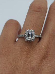 1.38 CT Emerald Cut Lab Grown <b>Diamond</b> <b>Ring</b> in 18K Gold | IGI Certified Luxury Engagement Wedding <b>Ring</b> | Elegant Bridal Jewelry - Product Image 1