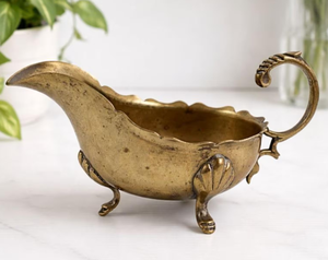 Salsera de Latón Estilo Vintage, Salsera de Metal de Alta Calidad, Elegante para Servir en el Hogar y Hoteles, Precio Económico al por Mayor - Product Image 1