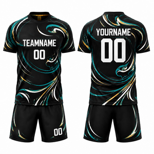 Uniforme de Fútbol Sublimado Personalizado al por Mayor OEM Unisex Pantalones Cortos Elásticos en Cuatro Direcciones Nombre del Jugador Impreso Ropa de Entrenamiento de Secado Rápido - Product Image 6