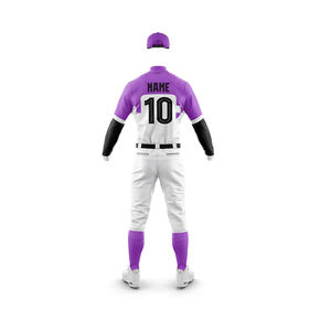 Service OEM de conception personnalisée, ensembles d'uniformes de baseball, logo et couleurs personnalisés, 100% polyester respirant, séchage rapide, MOQ 30 ensembles - Product Image 3