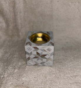 Ensemble de Bakhoor Oud de Luxe au Design Arabe Royal avec Incrustation de Nacre Grise, pour Ramadan, Aïd, Mariages, Décoration d'Intérieur 2026, Écologique - Product Image 5