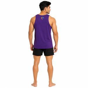 Tela fresca de verano que mantiene el uso diario cómodo con la camiseta sin mangas para hombre con soporte suave para correr, hacer ejercicios y practicar deportes. - Product Image 3