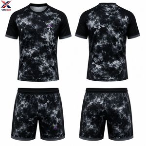 Uniforme de Fútbol Personalizado de Alta Calidad TATAPAK, Jersey de Manga Corta con Impresión por Transferencia de Calor, Transpirable y que Absorbe la Humedad - Product Image 3