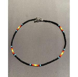 Colliers Bohèmes Arc-en-ciel Perlés, Collier Rasta Perlé, Bijoux Rasta, Collier Ras-du-cou Coquillages Caori, Bijoux Caori, Collier Rasta - Product Image 6