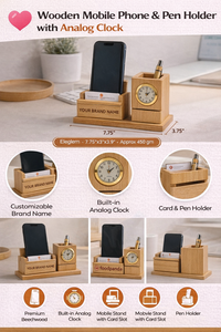 Soporte de Madera Personalizado SmartDesk con Impresión para el Día de la Madre y San Valentín, Uso Promocional en Oficina - Product Image 2