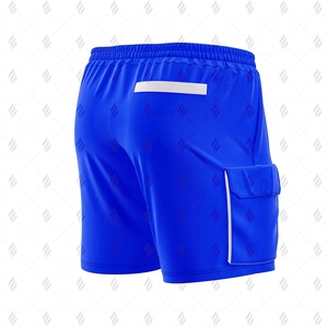 Pantalones Cortos Cargo de Lona para Hombre, Más Vendidos, Cintura Elástica, Algodón y Poliéster, Secado Rápido, Transpirables, Resistentes a la Decoloración, Ropa Casual - Product Image 4