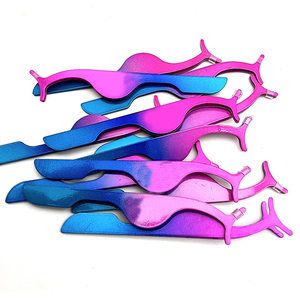 Pinzas de Acero Inoxidable Profesionales, Duraderas y Reutilizables para Extensión de Pestañas, con Aplicador y Empaque, Venta al Por Mayor - Product Image 4