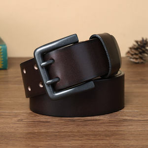 Cinturón de Cuero Genuino de Vaca para Hombre, Calidad Premium, Estilo Clásico Casual, Hebilla de Acero, Longitud Ajustable, Ecológico, Resistente y Duradero - Product Image 2
