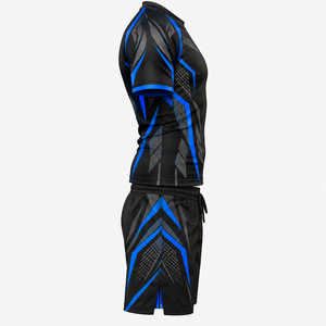 OEM Custom BJJ No Gi MMA Set Sublimation Rash Guard Fight Shorts Wholesale Sportswear - Product Image 1