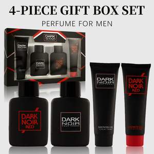 Coffret cadeau de 4 vaporisateurs d'eau de toilette pour homme ShowGel, longue durée, 3,4 fl oz, 4,1 fl oz, gel, 2 parfums, vacances, usage quotidien, modèle - Product Image 3