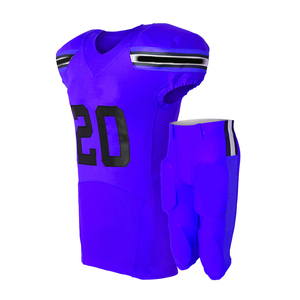 Ensemble d'uniformes de football américain haut de gamme : Maillot anti-humidité et pantalon de football confortable pour équipes - Product Image 4