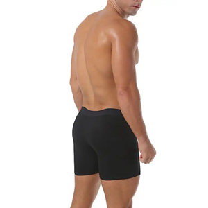 Custom Underwear Comfortable Plus Size Men <b>Boxer</b> Briefs Shorts Logo 100% Cotton Hot Underwear Compression Shorts for Gym - Product Image 2