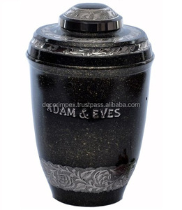 Modern Brass Handmade Eco-Friendly Cremation Urns for Human Ashes-Funeral <b>Memorial</b> Ashes Urns - Product Image 1