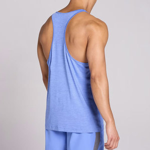 Wholesale Custom <b>Slim</b> Fit Top Selling Summer Casual Design Custom Logo Plain Comfortable Wear <b>Men's</b> Gym <b>Vest</b> Tank Top Breathable - Product Image 2