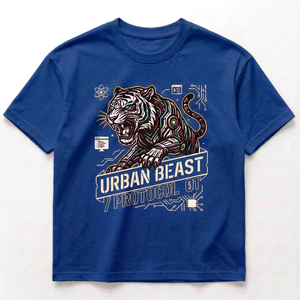 เสื้อยืดผู้ชายคอกลม แขนสั้น ทรงหลวม สไตล์สตรีท พิมพ์ลายซิลค์สกรีน ผ้าคอตตอน 100% เนื้อหนา ราคาส่งถูก - Product Image 6