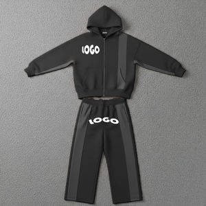 Custom Men's Performance Cotton Tracksuit Premium Sports <b>Set</b> Private Label OEM Clothing Manufacturer - Product Image 2