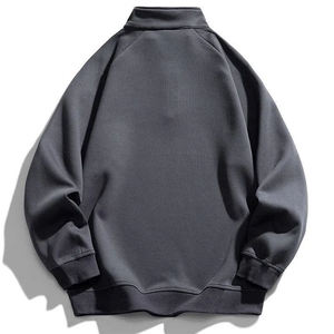 Sweat-shirt unisexe épais en coton 330 g/m², coupe oversize, col rond, personnalisable avec broderie, pour hommes - Product Image 3