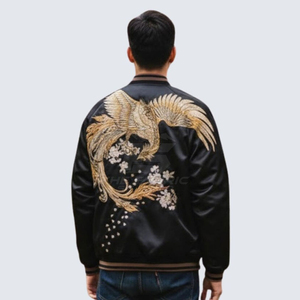 Premium Custom Satin Varsity <b>Jacket</b> | Unbranded Blank Baseball Bomber | Gold & Yellow Two-Tone Two-Sleeve Sublimation - Product Image 2