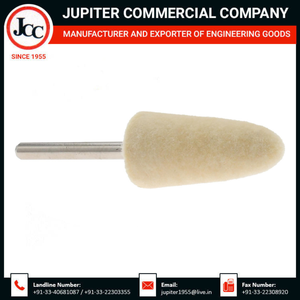 Discos de Fieltro Resistentes Montados en Mandril para Pulido Industrial de Metales, Pulido de Joyería y Acabado de Superficies - Product Image 6