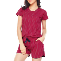 Ensemble T-shirt et short décontracté pour femme, motif uni, en coton respirant, dernière collection, vente en gros