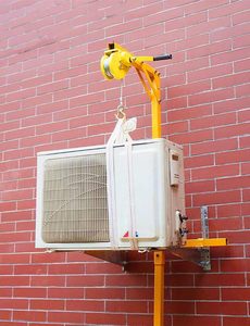 Heavy Duty 15M Cable de elevación <span class=keywords><strong>el</strong></span>éctrico Aire acondicionado Herramienta de elevación Cabrestante 150kg Capacidad de carga 1-3P Soporte de dispositivo de instalación - Product Image 4