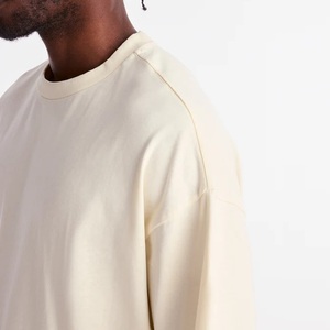 Nouvel arrivage T-shirt homme personnalisé de haute qualité, style décontracté, avec ourlet roulé et manches évasées, 100% coton, coupe ample, manches courtes - Product Image 3