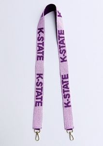 Special Gameday Custom Beaded Belt <b>Strap</b> Handmade Letter Embroidery <b>Adjustable</b> Crossbody Bag <b>Strap</b> with Customizable Color - Product Image 4