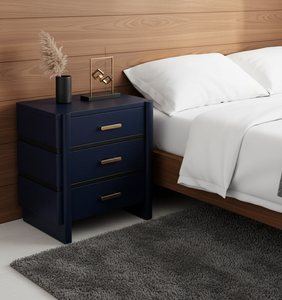 Table de chevet à 3 tiroirs pour chambre à coucher, fabrication sur mesure, export direct d'usine, qualité supérieure, vente en gros, mobilier de maison, OEM ODM, qualité premium - Product Image 4