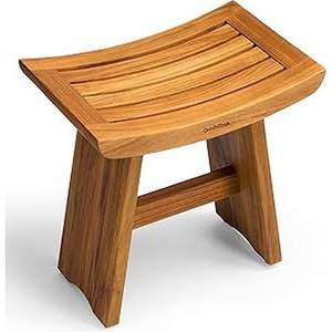 Banc de douche en teck fabriqué en Indonésie - Product Image 1